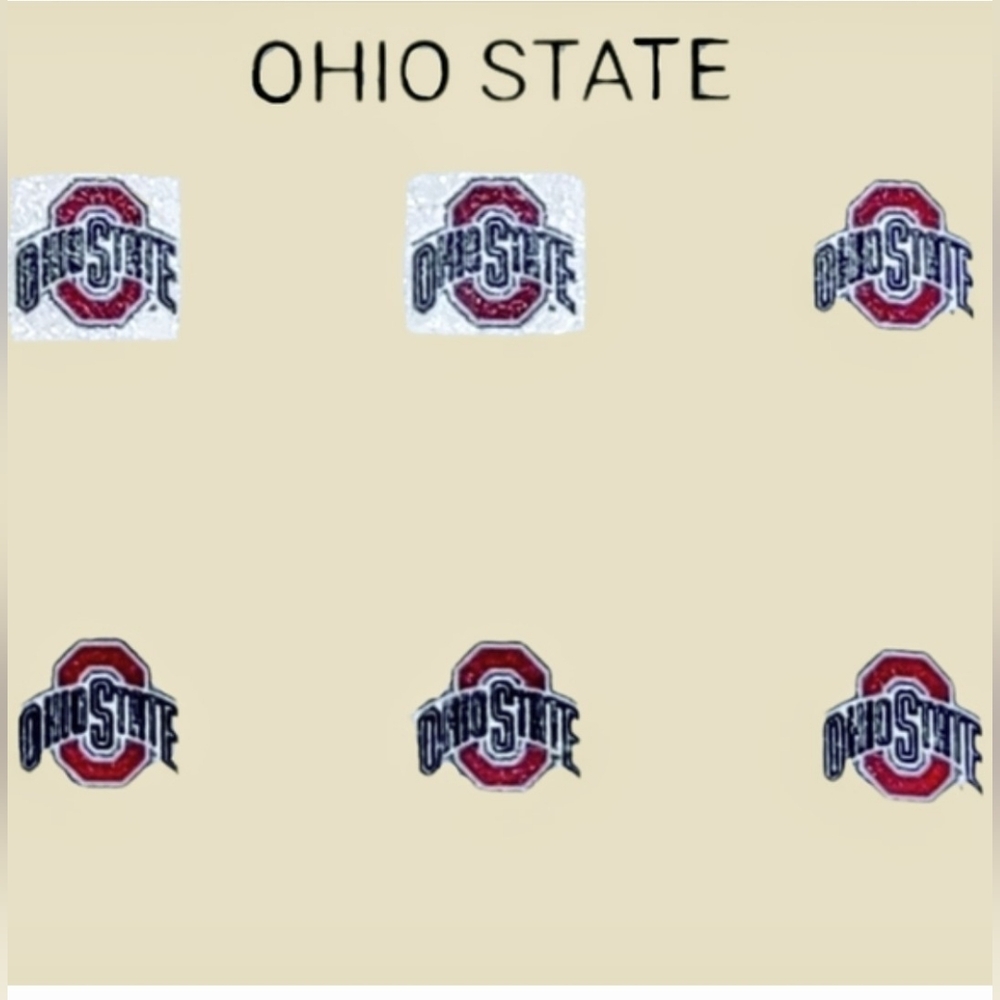 OSU Nail Tattoo Decals + FREE Noel Ornament